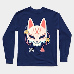 Kitsune Skull Long Sleeve T-Shirt